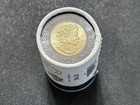 2022  2 Dollar Canada Black Ring Toonie Original Roll Rcm  50 Face Value 