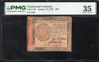Cc-99 January 14  1779  60 Continental Currency Pmg 35 2485