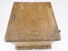 Vintage Western Electric 299-f Oak Magneto Box 48-a 5-bar Crank Ringer