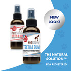 Petsilver Teeth   Gum Spray  Dogs   Cats  All-natural  Clean Teeth Easily  4 Oz 