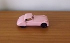 Vintage Mold Plastic Toy Car In Pink