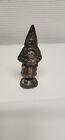 Antique Victorian Christmas 1890 Cast Iron Santa Claus Doorstop Paper Weight 
