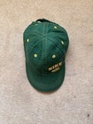 Children s Nike Baseball Hat In Dark Green With Yellow Nike Label