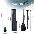 Lightweight Adjustable Carbon Fiber Sup Paddle With Carrying Bag  67 -85