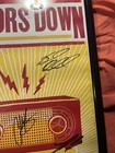 3 Doors Down Autographed Poster  Vip Pass 