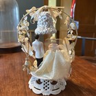 Vintage 1950-60s Wedding Cake Topper Bride   Groom