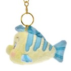 Japan Tokyo Disney Store Flounder Plush Keychain Sherbet