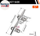 Boat Cleat  4 Pack 316 Stainless Steel 4 Inch 5 Inch 6 Inch Open Base Dock Cleat