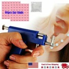 Professional Ear Piercing Gun With 98 Pcs Studs Kit Tool Set Ear Nose Navel Body