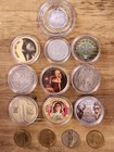 14 Adult Challenge Coins   Tokens  Naked  Cheeky  Risqu     Rounds  Woman  Girl