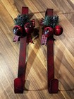 Christmas Metal Over The Door Wreath Hanger Christmas Decor Lot Of 2