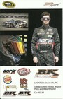 Ryan Truex Nascar Racing Original Autograph 4x6 Signed Hero Card