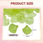 1000pcs Artificial Rose Petals Silk Flower Decoration  Green