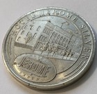 Vintage Hotel Jerome Silver Tone Coin Round Aspen J-bar Enjoy Complimentary
