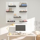 6 Pack 10 X 4 Inch Pegboard Shelves  Metal Peg Board Shelves Accessories  Can   