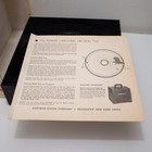 Vintage Kodak Carousel 140 Slide Tray In Original Box With Blank Index Card