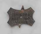 Antique Early 1900s Wetmore s Little Major Tin Tobacco Tag