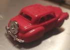 Vintage Aurora Thunderjet Ho Slot Car  1369 Lincoln Continental Red W Box