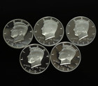 90  Silver Kennedy Half Dollar Proof Coins 1994 1995 1996 1997 1998 Lot Of 5