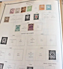Bulgaria  Early Lot Of  Stamps 19th Century 1800s Scott Brown Album Bul8jan