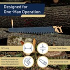Hand Saw For Wood Cutting 3    One Man Crosscut Saw With Screw-on Auxiliary Handle