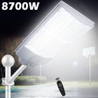 12000000lm Led Solar Street Light Security Flood Lamp Motion Sensor Outdoor Road