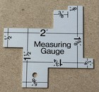 14-in-1 Measuring Gauge Sewing Tool Aluminum Measures 1 8    To 2    Double Sided