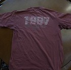  rare  Rage Against The Machine 1997 North American Tour Giant Maroon T-shirt Xl