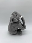 Fao Schwarz Gray Elephant Plush 7  Soft Toy Small Stuffed Animal Toy