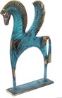 Pegasus Statue Ancient Greek Bronze Museum Replica Geometric Era Collectable 174