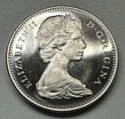 1969 Canadian Proof Like Nickel 5cent Coin Uncirculated From Rcm Mint Set  Nice 