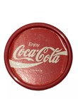 Vintage Set Of 4 Plastic Enjoy Coca-cola Round Coasters Coke