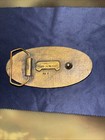 Vintage 1970   s Chevrolet Indiana Metal Craft Solid Brass Belt Buckle