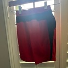 Athletic Works Boys Athletic Mesh Shorts Red Black Size S  6-7  Elastic Waist
