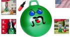 Durable Green Hopper Ball With Skull Design   For Ages 16-101 Fun Activities