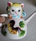 Vintage Japan Kitten Salt Pepper Shaker Watering Can Mcm Anthropomorphic Rare