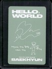 Exo Baekhyun - Hello World Album Official Photocard Kpop