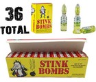 36 Liquid Stink Bombs   Butt Crack Ass Smell   1 Fart Spray Combo Set Gag Joke