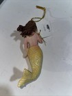N95 Rare Gold Mermaid Ornament Hand Painted Resin Mayrich Co Beach Decoration