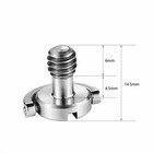  5 Pcs  Stainless Steel D Shaft D-ring 1 4  Tripod Screw Mounting Screw Adapter