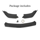 3 Pcs Front Bumper Lip For Ford Mustang S650 2024-2025 Gt ecoboost Add-on Fro   
