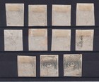 Ecuador 1865-72 Coat Of Amrs Sc 5  11x  Light Thru Deep Green Shades Used Cv 605