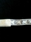 Vintage Antique Trim French Insert Lace Cotton Length 2 3  X 30 
