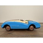 Vintage 1960s Japan Tin Friction Sports Car Toy Working Friction Vehicle