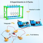 4 Set Stem Science Kits For Kids Age 8-12  7-in-1 Science Experiments Crafts Pro