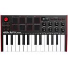 Akai Mpk Mini Mk3 25-key Compact Usb Keyboard   Pad Controller W Software   Ear
