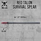 M48 Kommando Red Talon Survival Spear   Vortec Blade Sheath   44 1 8    Overall