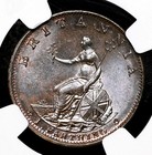 Great Britain  George Iii  Farthing  1799  Ngc Ms61 Bn