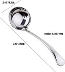 S m Small Ladle  Sauce - Gravy Ladle  7 9 Inch  Stainless Steel Small Gravy Soup