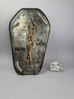 Vintage A n  Oppenheim Israel Copper Tray Mcm Hand Hammered Judaica Wall Art Sig